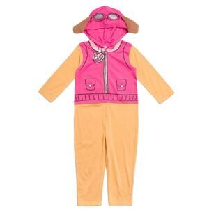 Paw Patrol Pink Skye Toddler Boy Girl Zip Up Coverall Tail 5T Nickelodeon